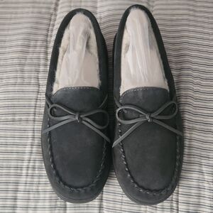Men's Black Moccasin Loafers